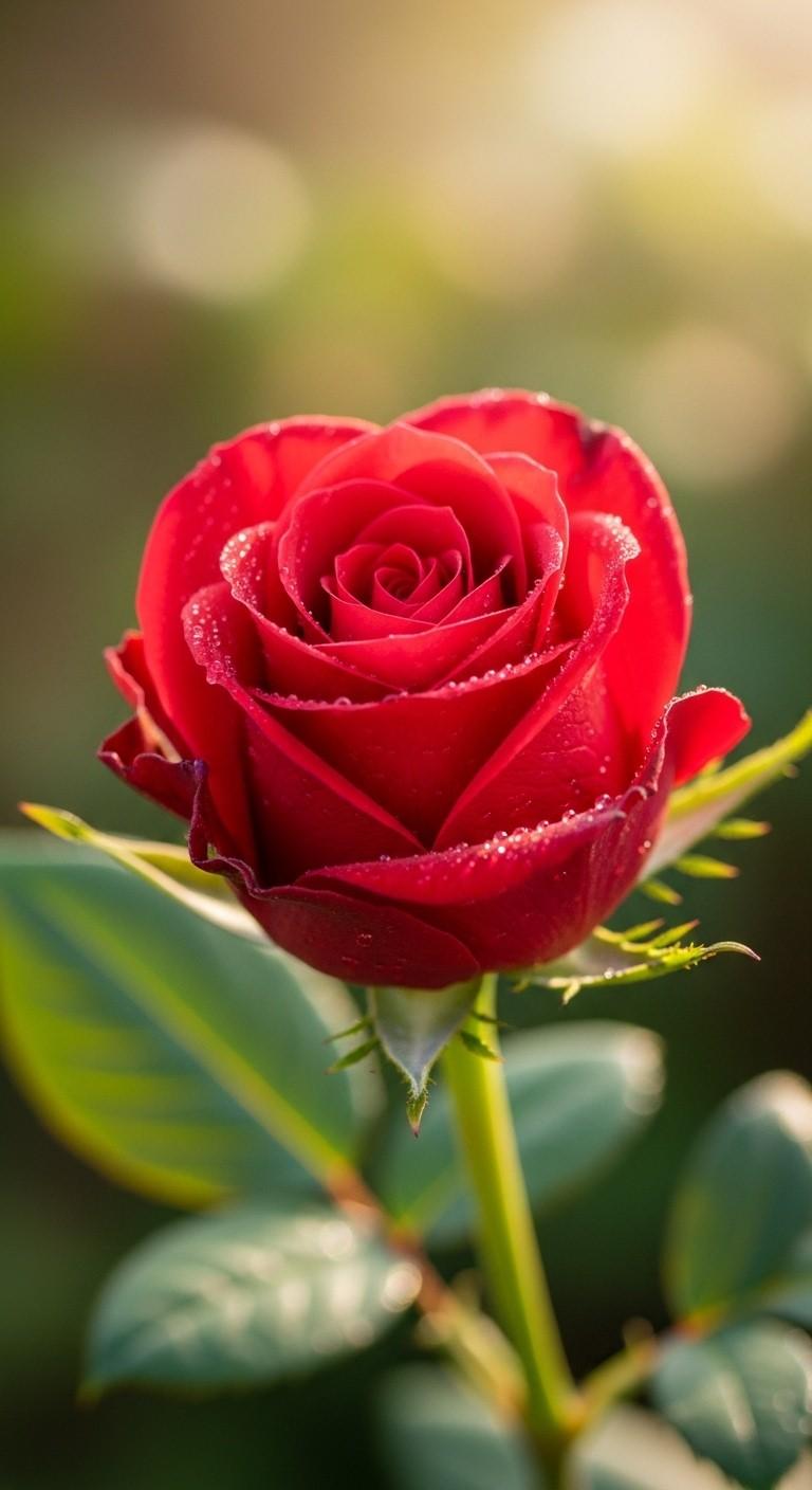 Fresh Blooming Rose Beauty